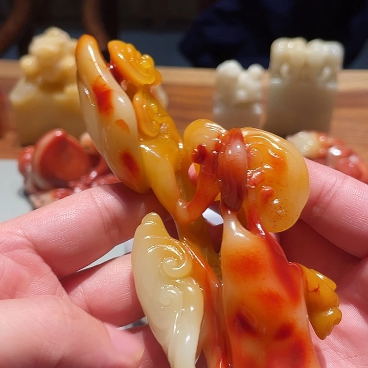 项***星寿山石印石你在一起我也