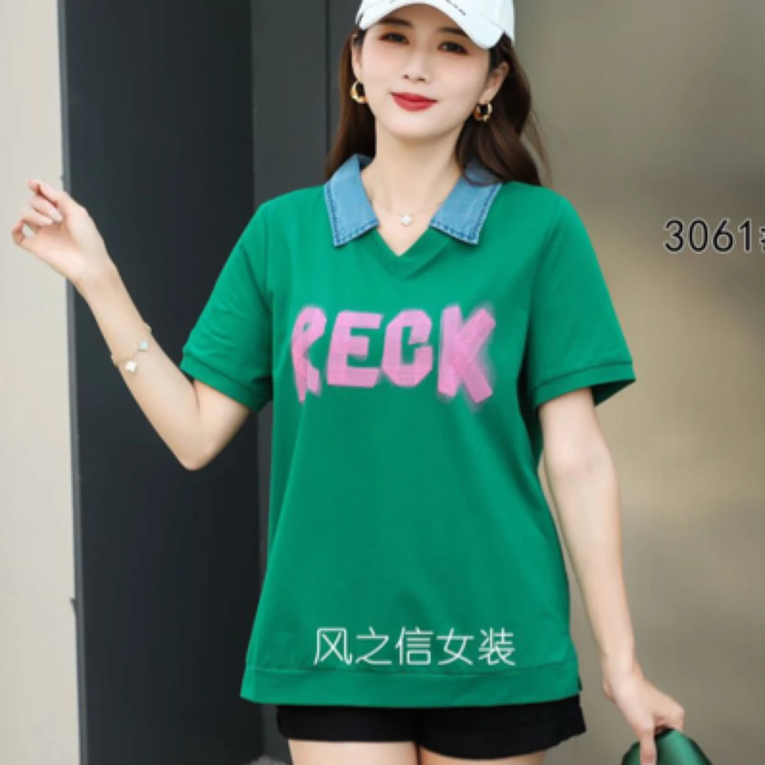 风之信3061#夏季缺码断号休闲纯棉上衣