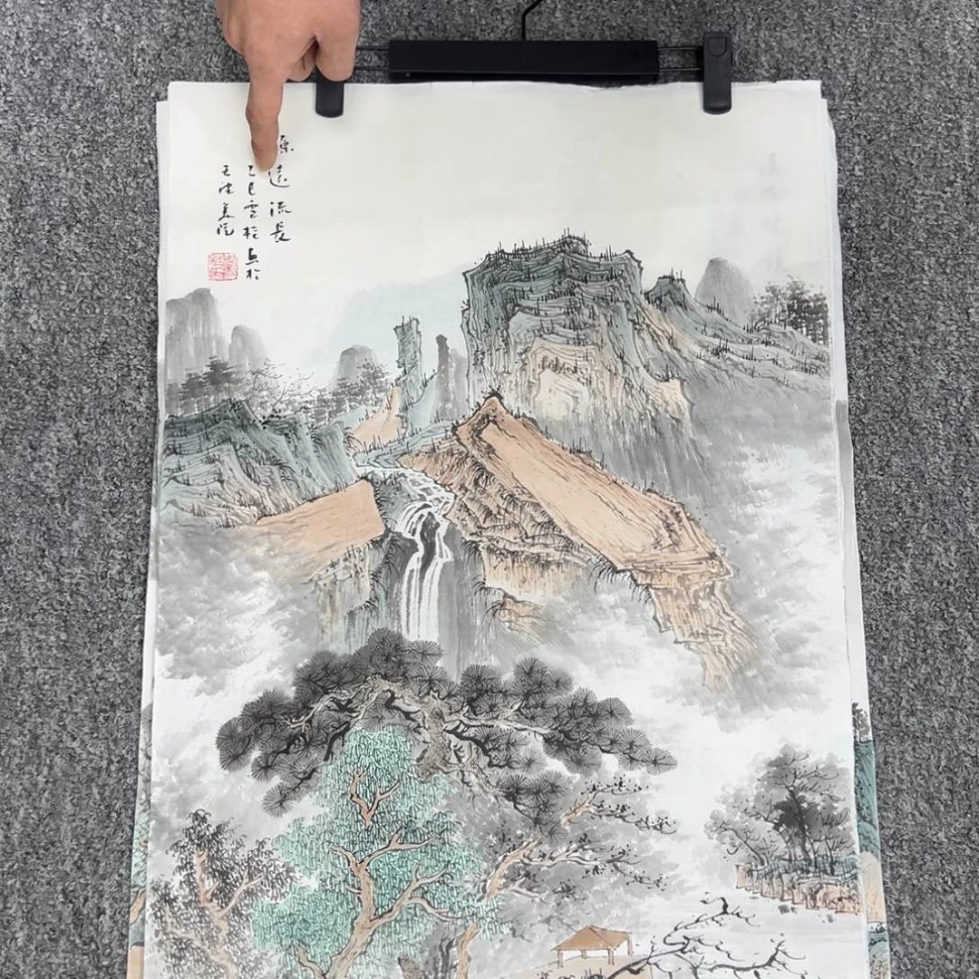 国画纯手绘字画宣纸