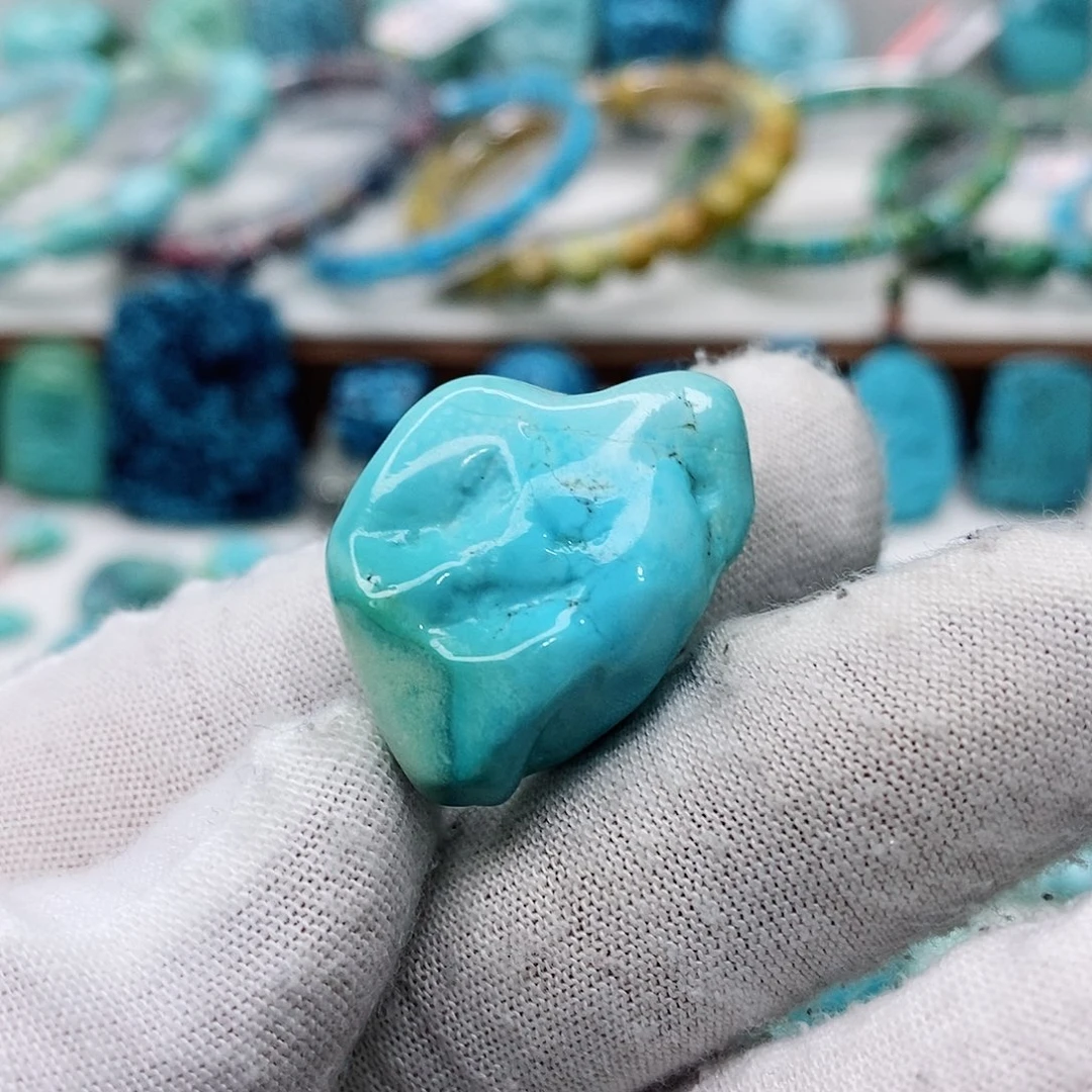 绿松石珠宝奇石未镶嵌