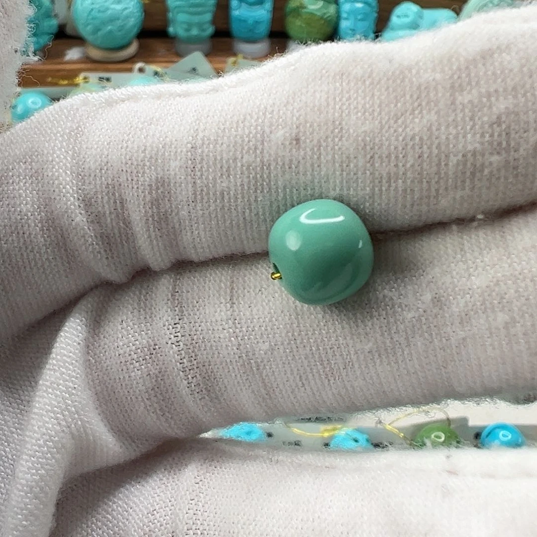 绿松石老型未镶嵌深***蟹