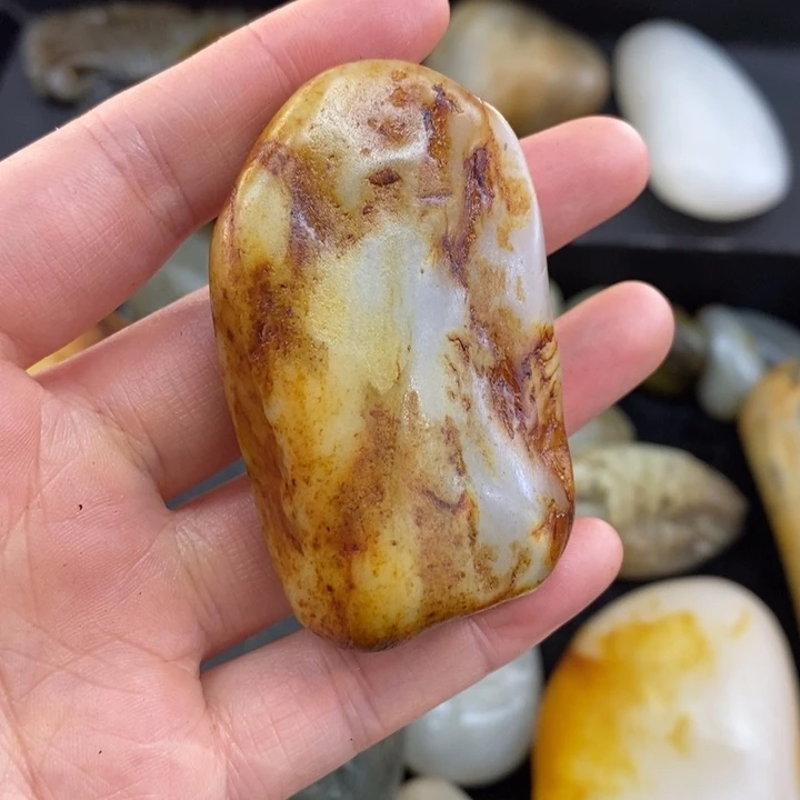 和田玉未镶嵌挂件30