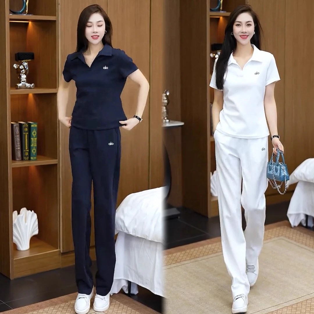 时尚T恤女2025夏季新款洋气显瘦减龄小个子休闲百搭翻领短袖上衣