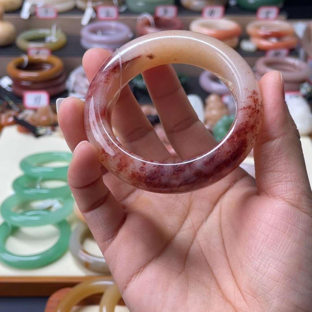 语***）石英质玉未镶嵌手镯