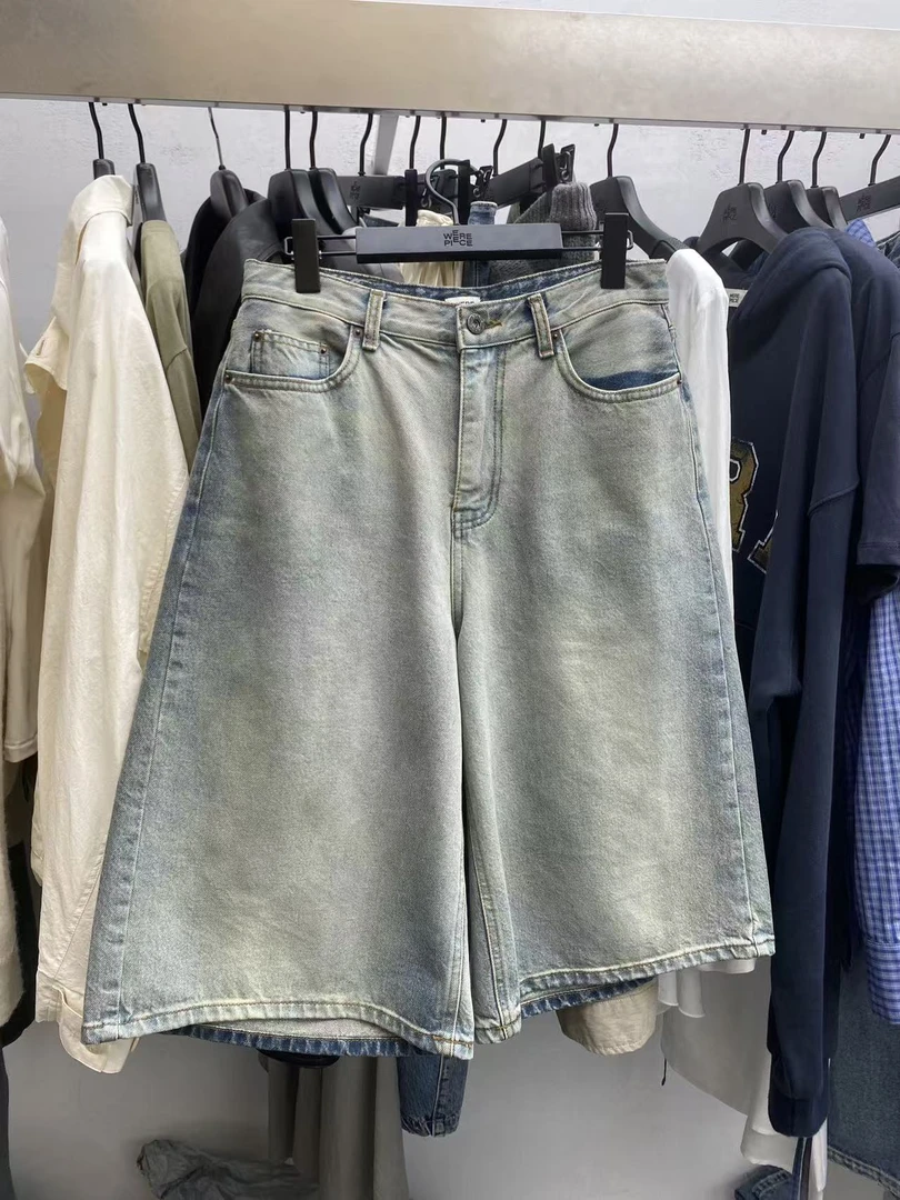 韩国东大门正品女装时尚七分牛仔裤091021（NO退NO换）