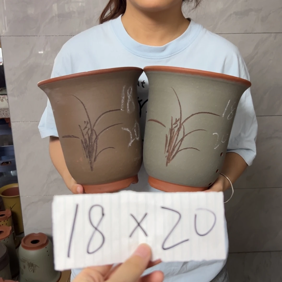 宜兴川阁紫砂花盆