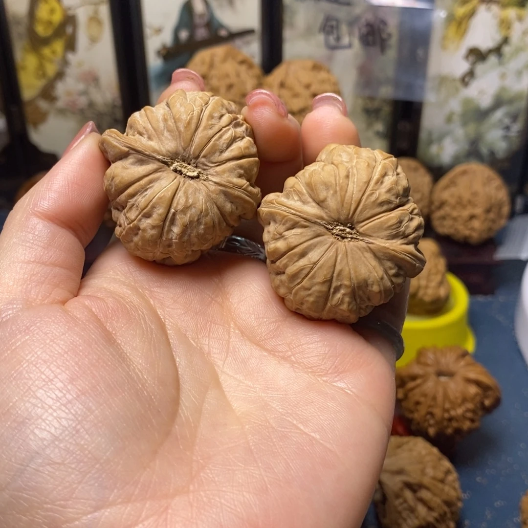 吊坠文玩核桃南瓜白茬37尺全品20