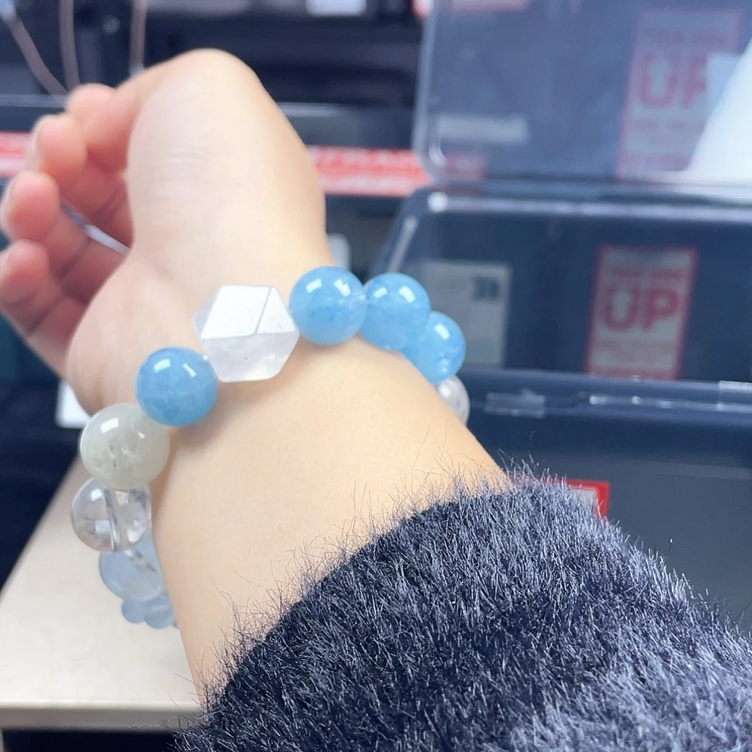 手链烟晶银S925镶嵌