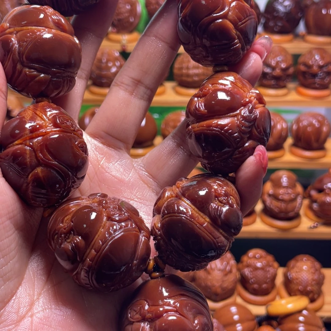 吃***乐橄榄核手串/手链橄榄核