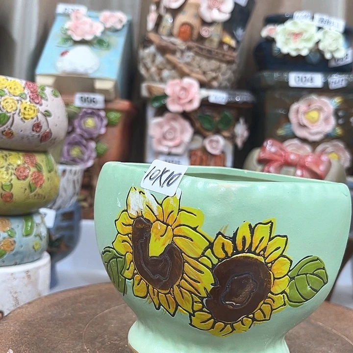 红陶粗陶多肉花盆