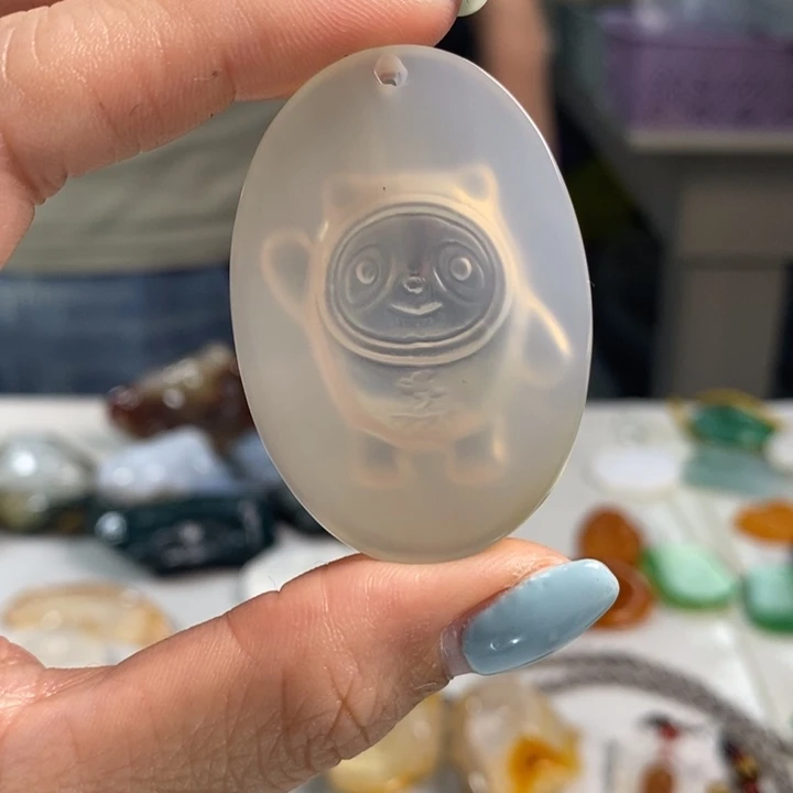 玛瑙/玉髓未镶嵌吊坠(不含链)