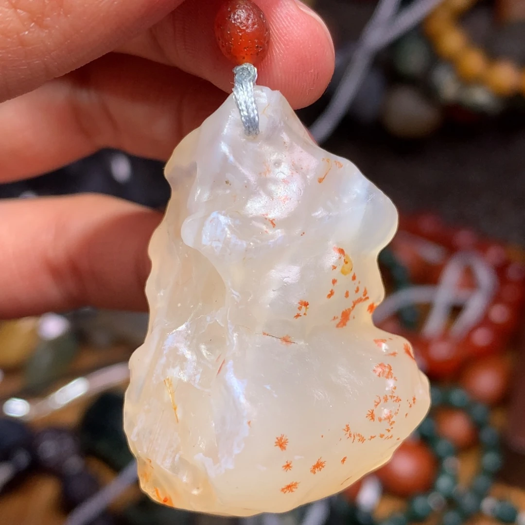 未镶嵌玛瑙/玉髓珠宝半成品