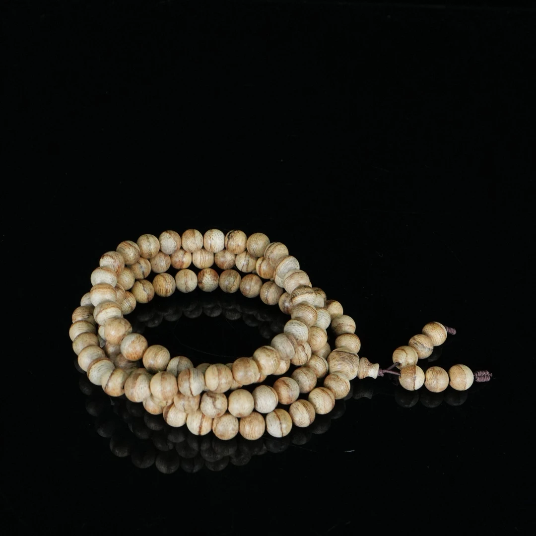 6915 加里曼丹沉香虎斑念珠 0.8cm 16.15g