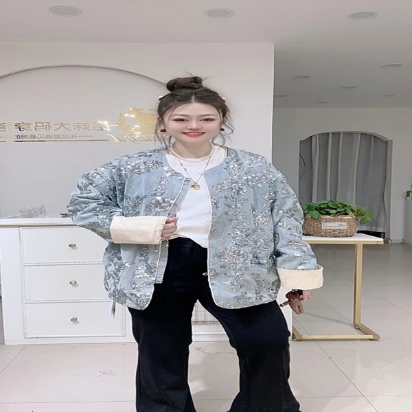 0977欧货重工国风牛仔外套