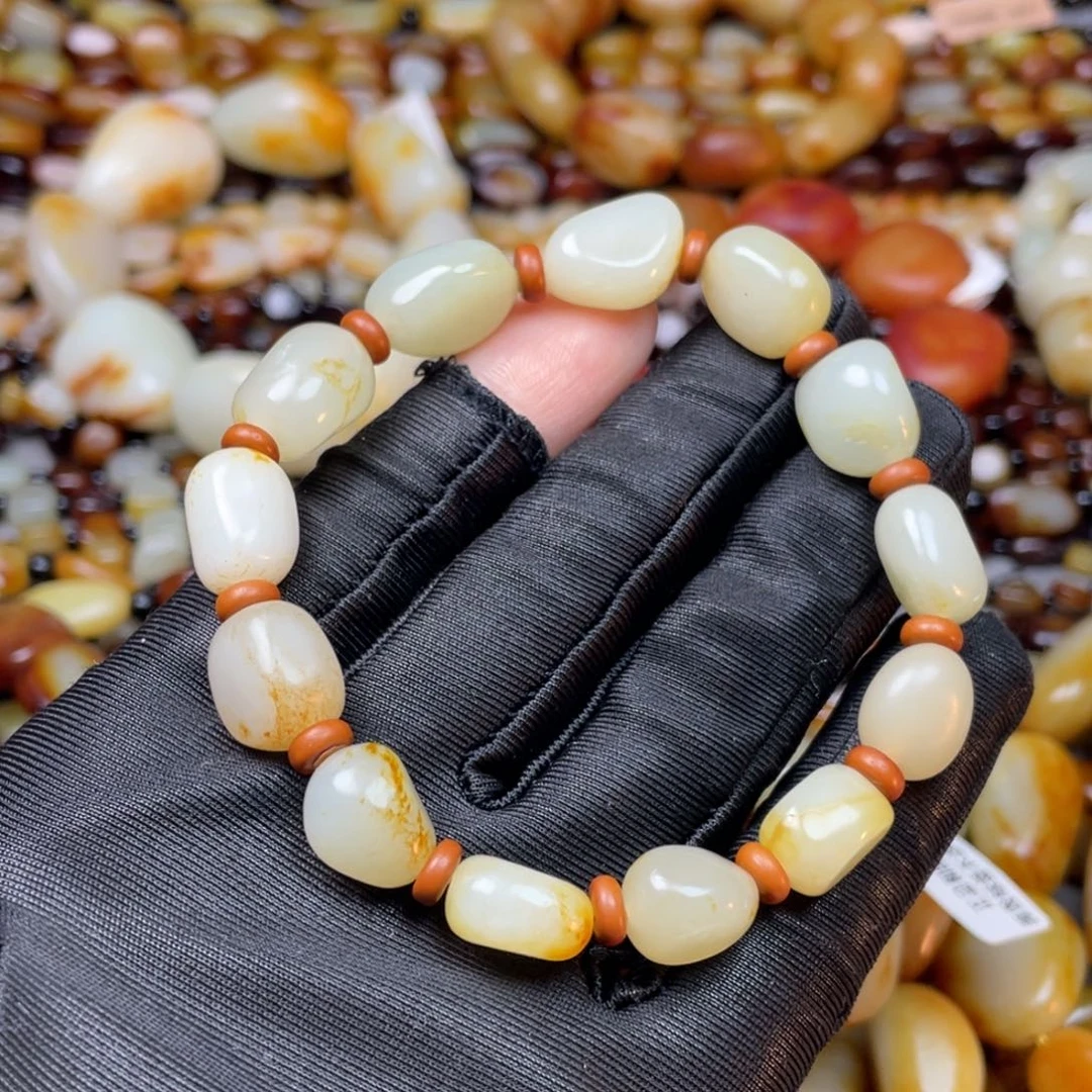 和田玉手链未镶嵌