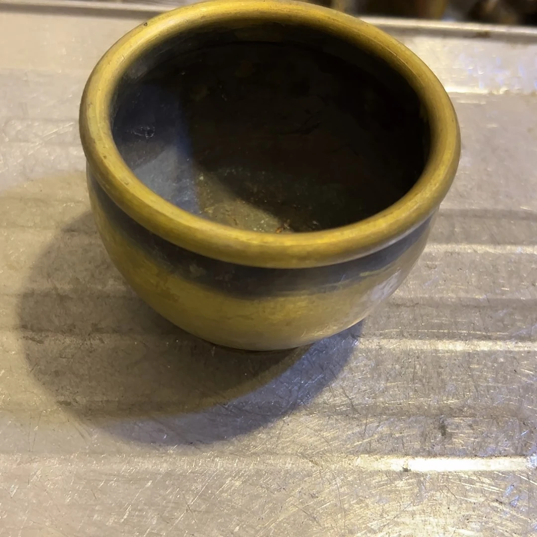花***人黄铜摆件，文房摆件工艺品