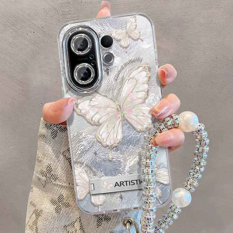 适用vivoS30Promini手机壳女款翩翩蝴蝶vovo防摔硅胶s300promini