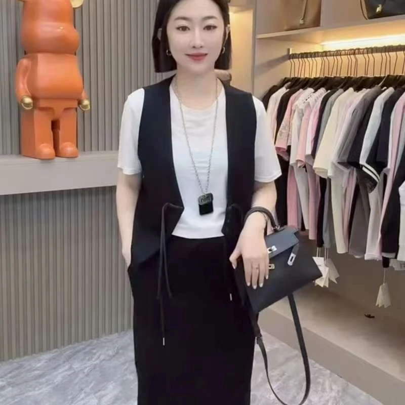 T029显瘦洋气时尚休闲百搭夏季宽松套裙