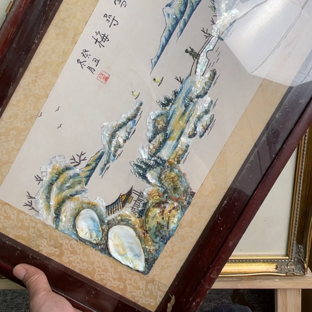 古***来海外中古框画微瑕福利不退不换