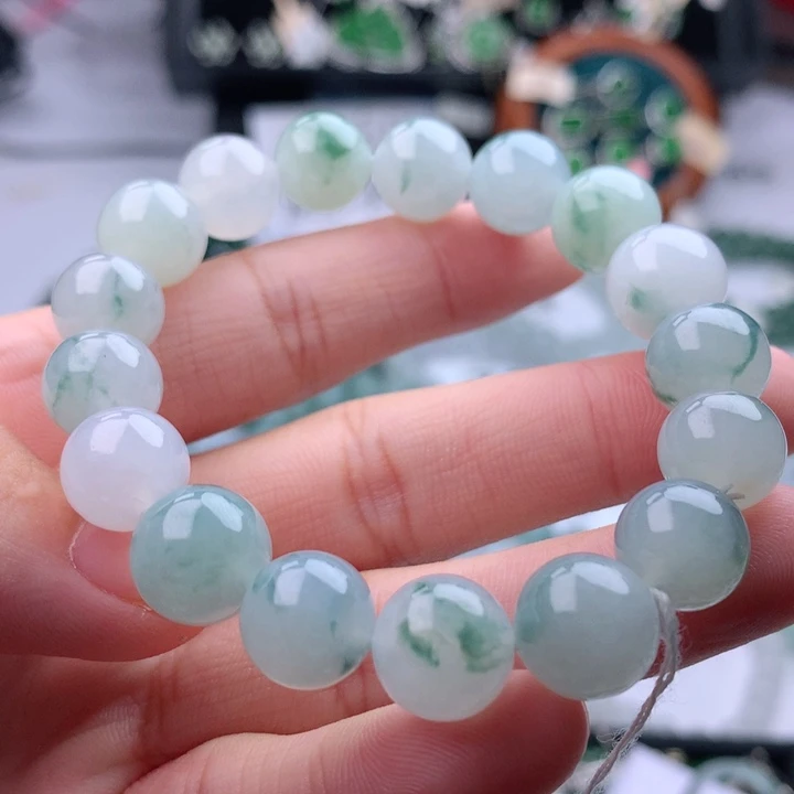 未镶嵌手链翡翠卡11,17颗