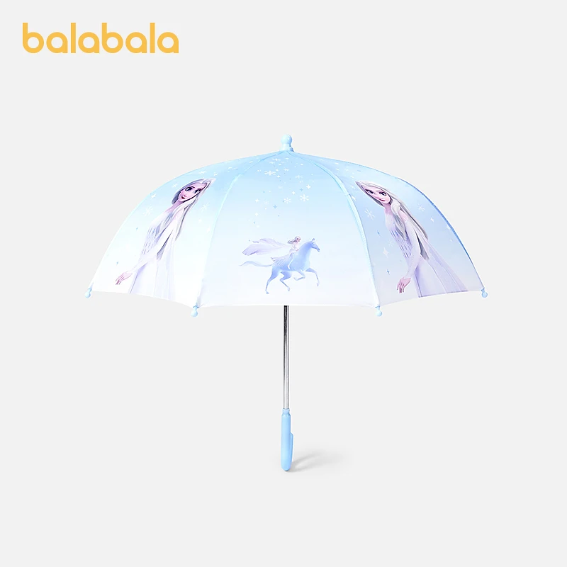 【迪士尼冰雪奇缘IP】巴拉巴拉儿童雨伞夏季新款女童防泼水时尚甜美