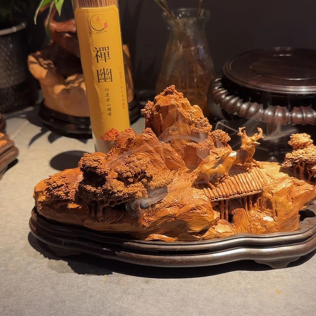 檀香木柳*印度老山檀香香炉