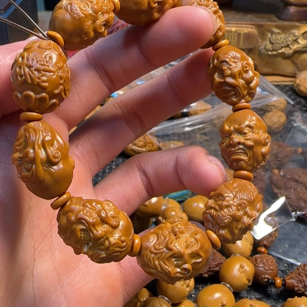 橄榄核手串/手链双面罗汉