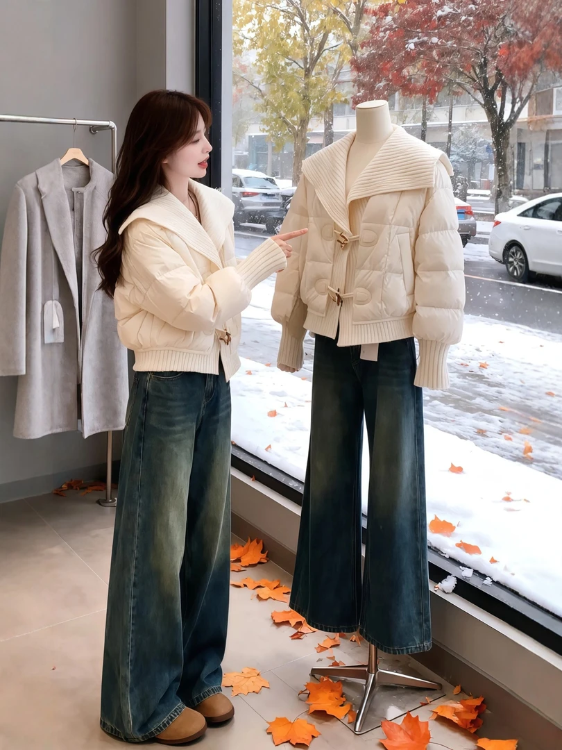 冬季加厚短款棉服外套女2025新款今年流行爆款韩系巨好看的棉衣