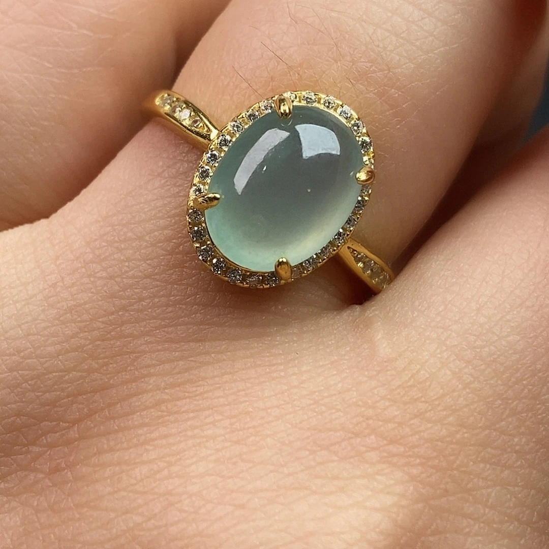 翡翠未镶嵌戒指翡翠