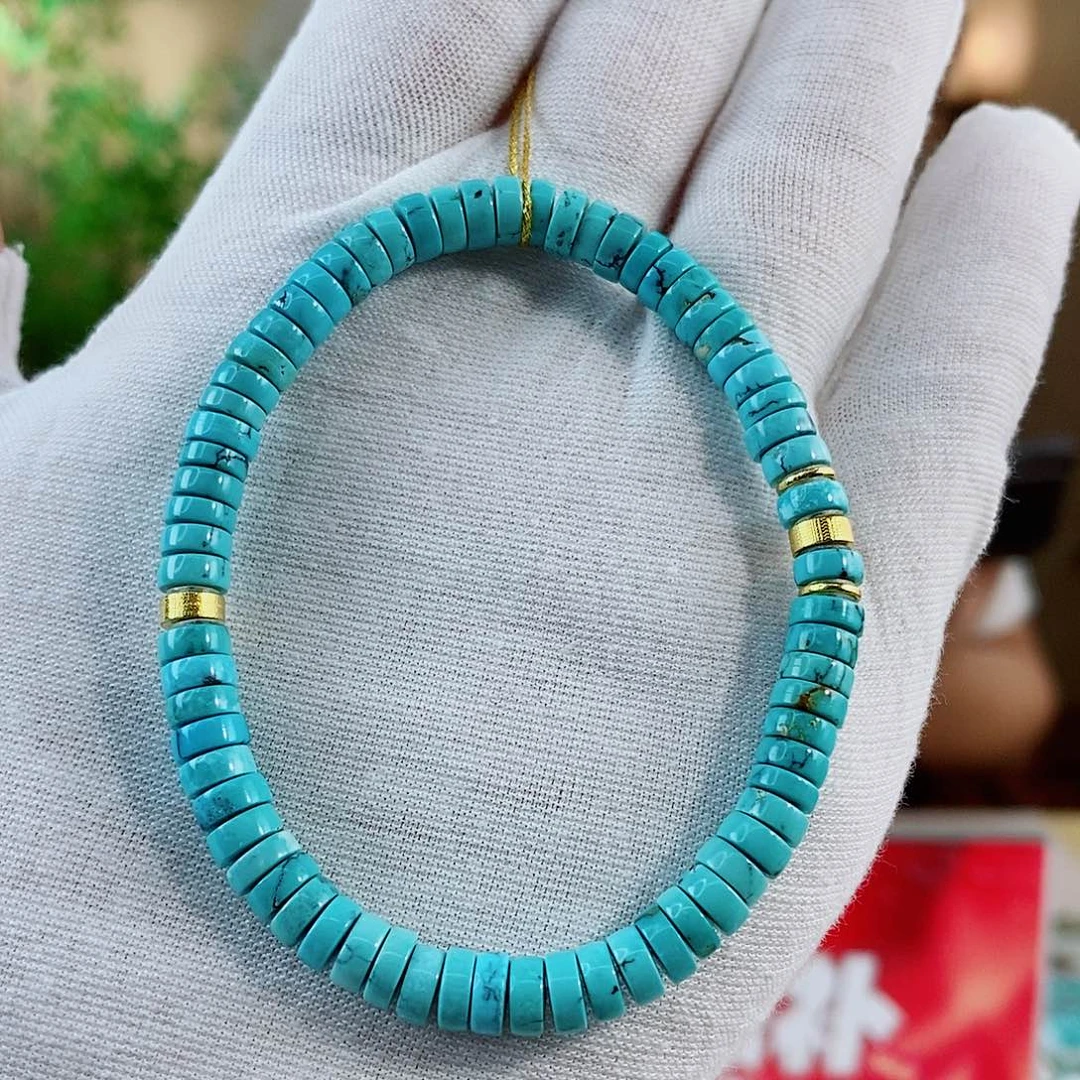 18K金镶嵌绿松石珠宝奇石