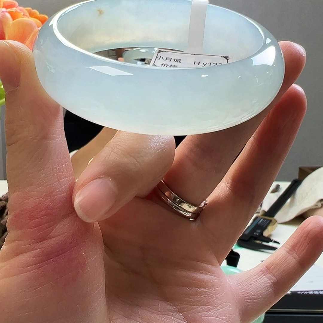 翡翠未镶嵌手镯天然翡翠手镯