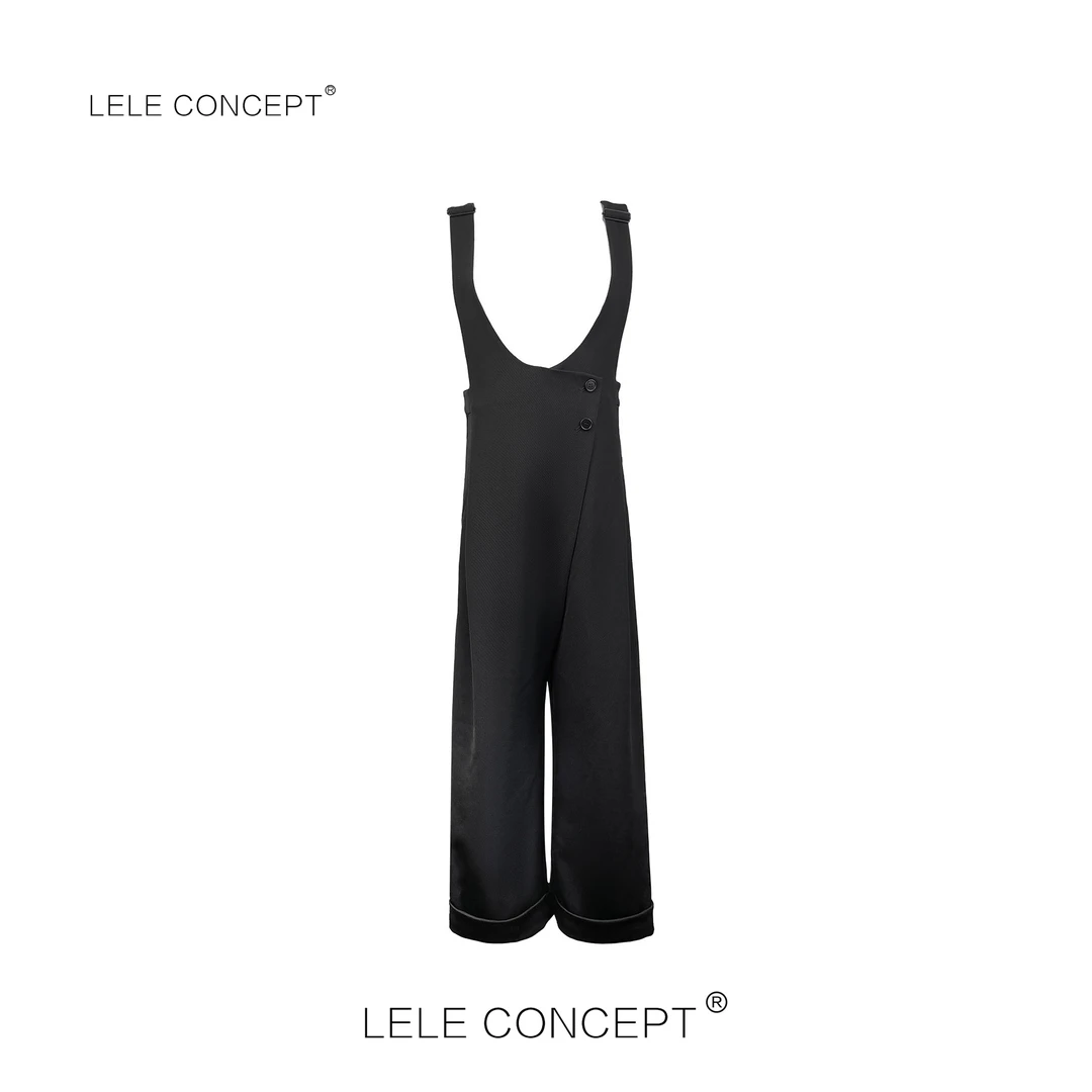 LELE CONCEPT丨都市时装休闲款两扣背带裤K0437