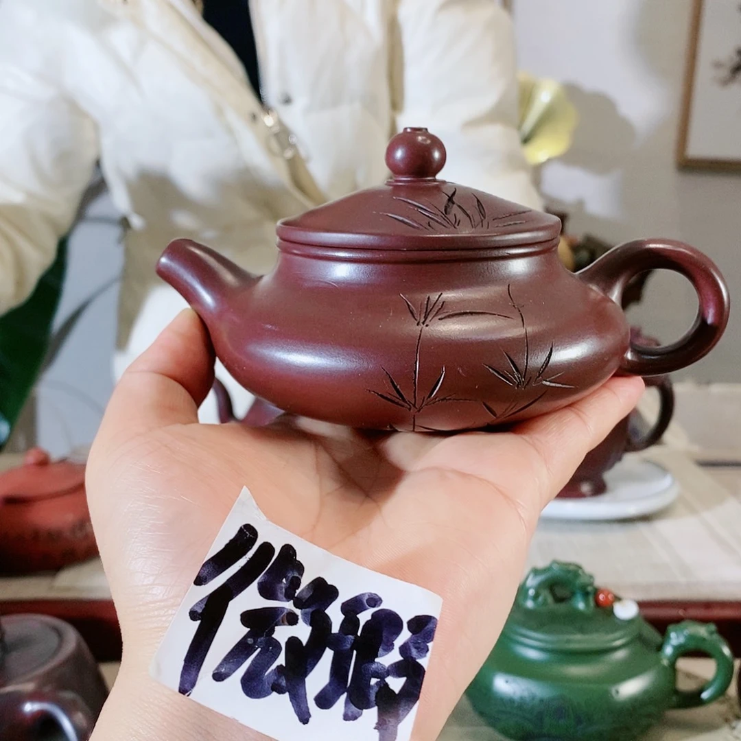 紫砂茶壶宜兴紫砂壶甩出吃货