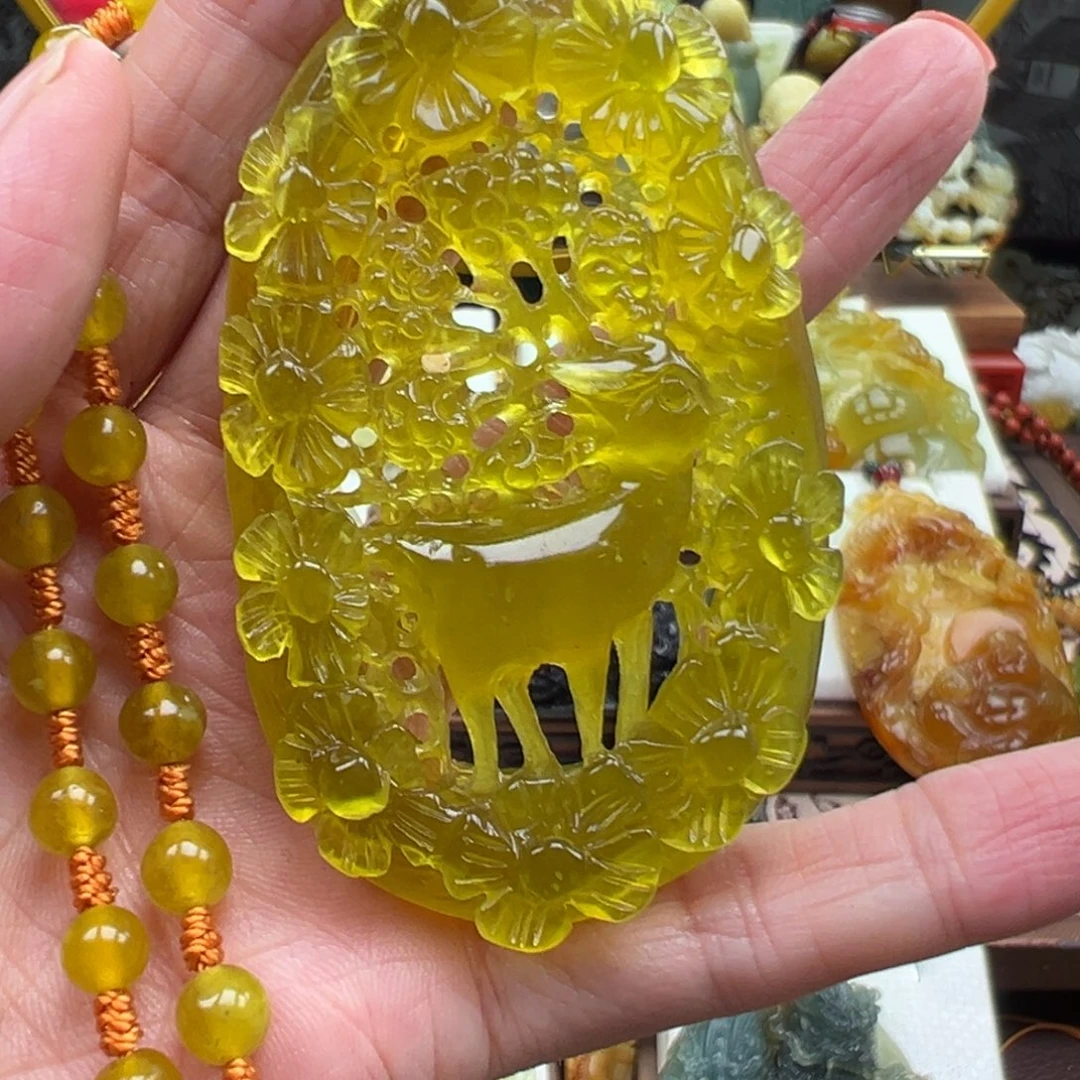 岫玉未镶嵌挂件挂件