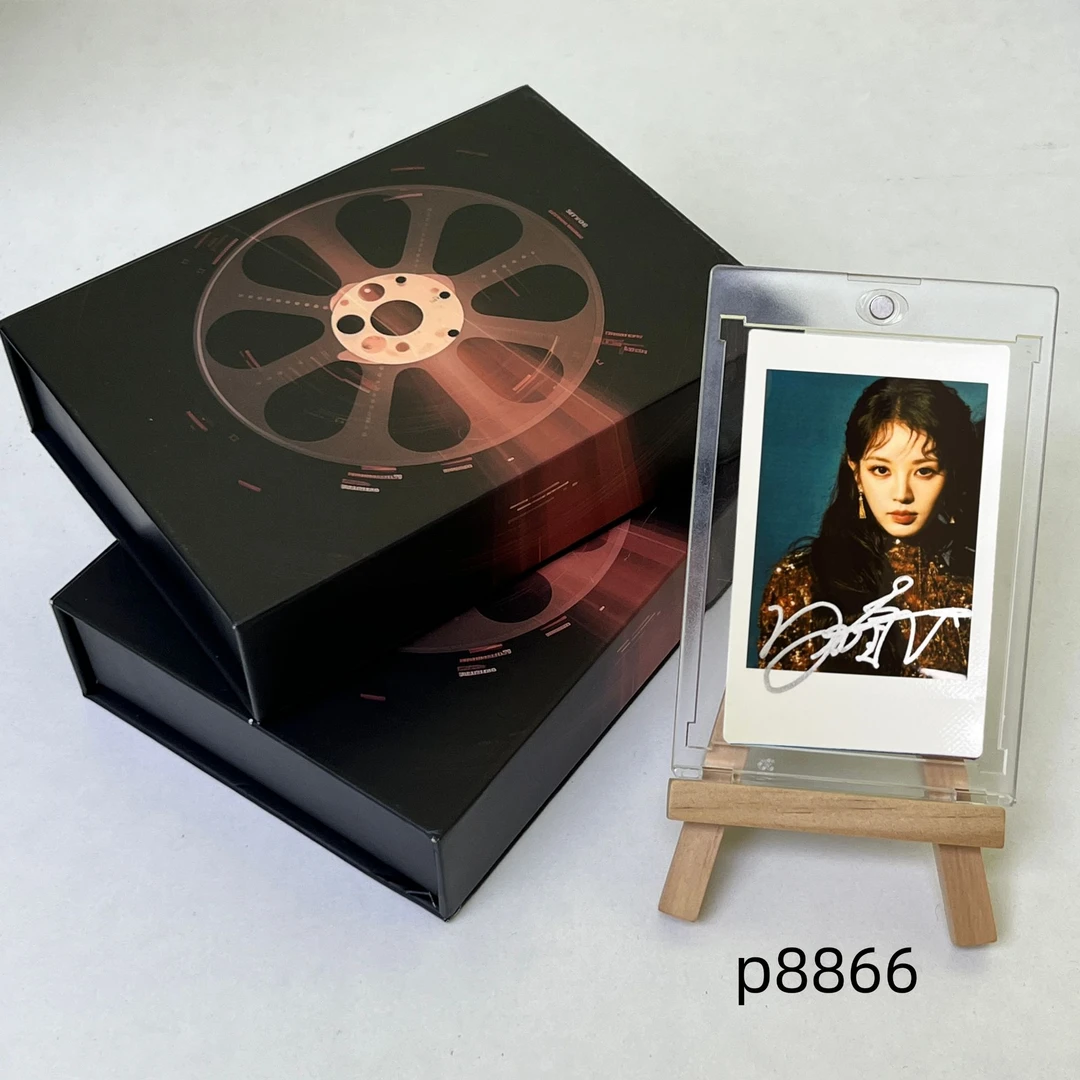 P8866 田曦薇 正品拍立得照片 白边边框