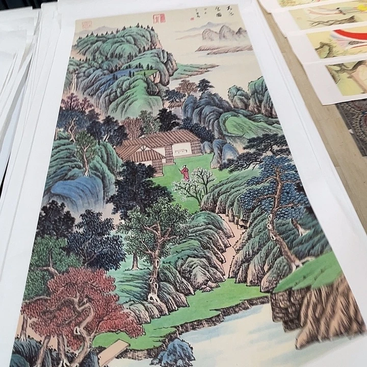 国画书画描金拓染金石传拓手写