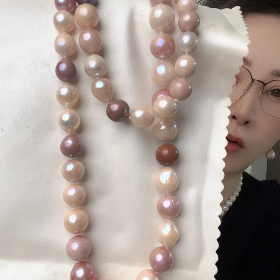 紫***灵未镶嵌淡水珍珠颈饰