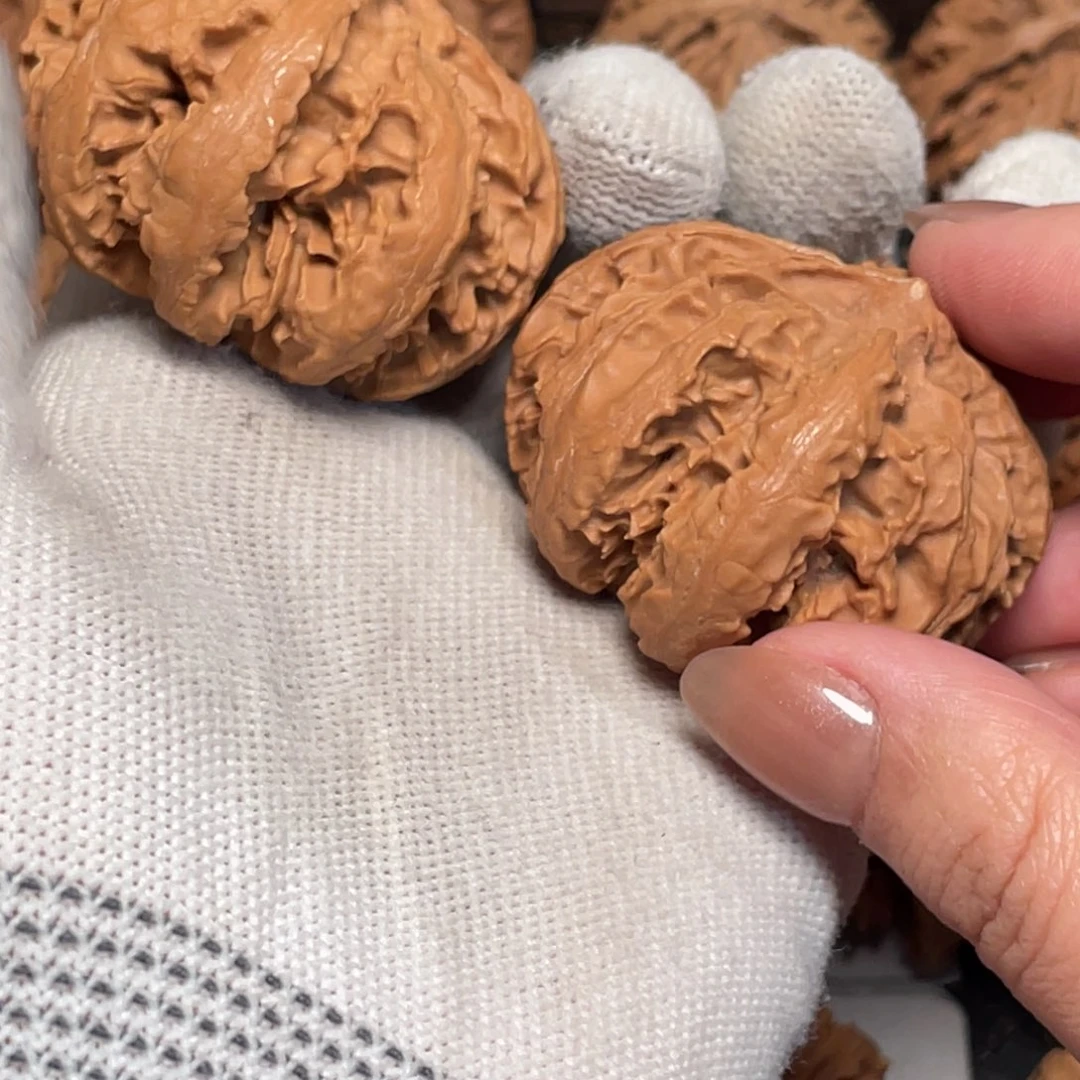 明***好桃核把件8秦岭灯笼野生小众