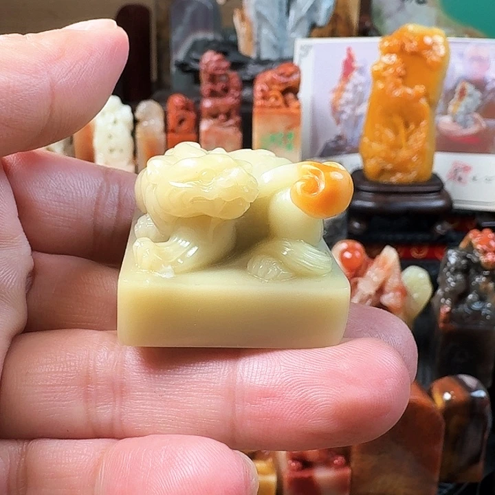 寿山石寿山綠老岭