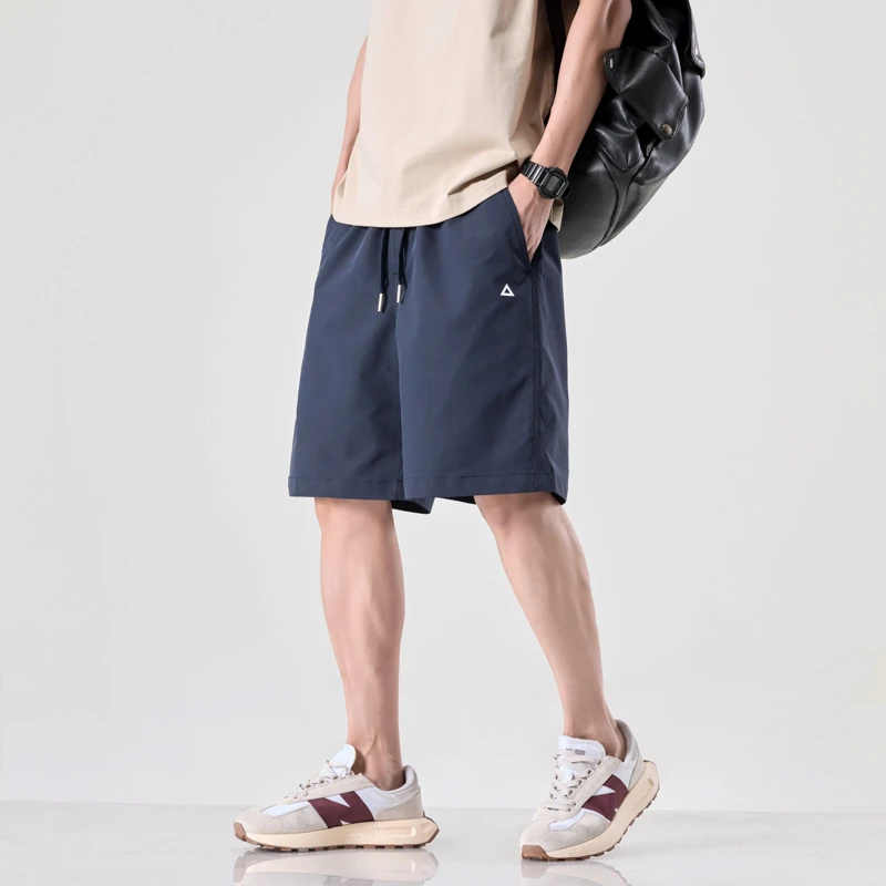 新款机能小三角白标五分裤透气宽松百搭潮流休闲速干男女同款2616