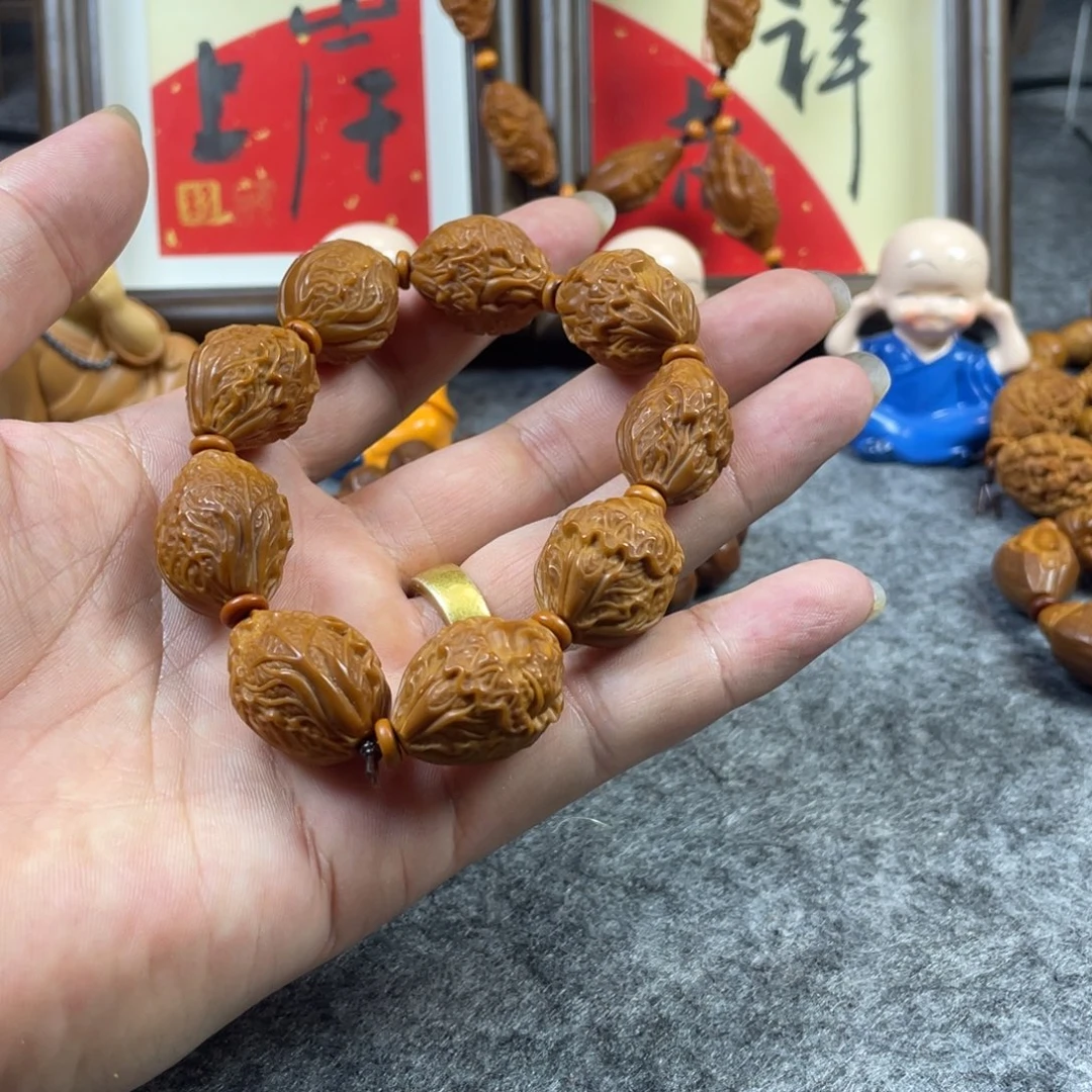 手串/手链橄榄核橄榄核橄榄核雕刻强