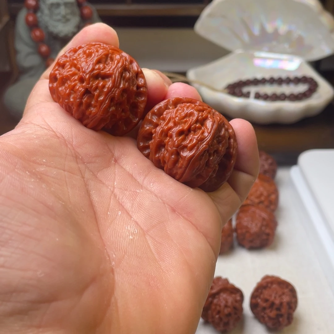 猴头核桃吊坠白狮子.2.GPD#00#