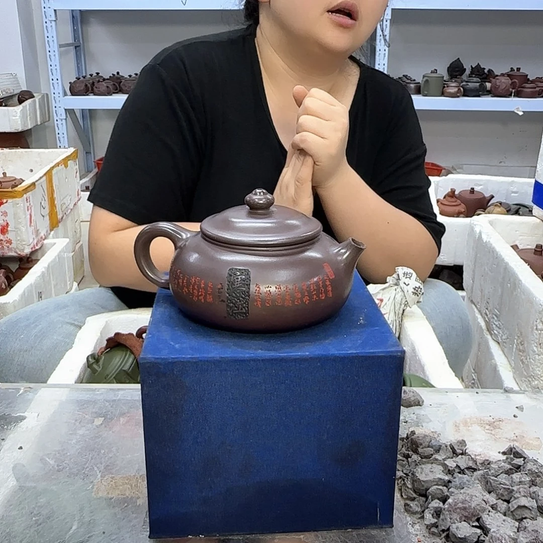 茶壶紫砂宜兴紫砂壶瑕疵