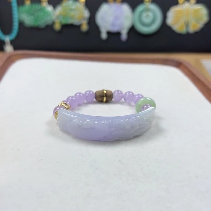 未镶嵌手链翡翠手牌