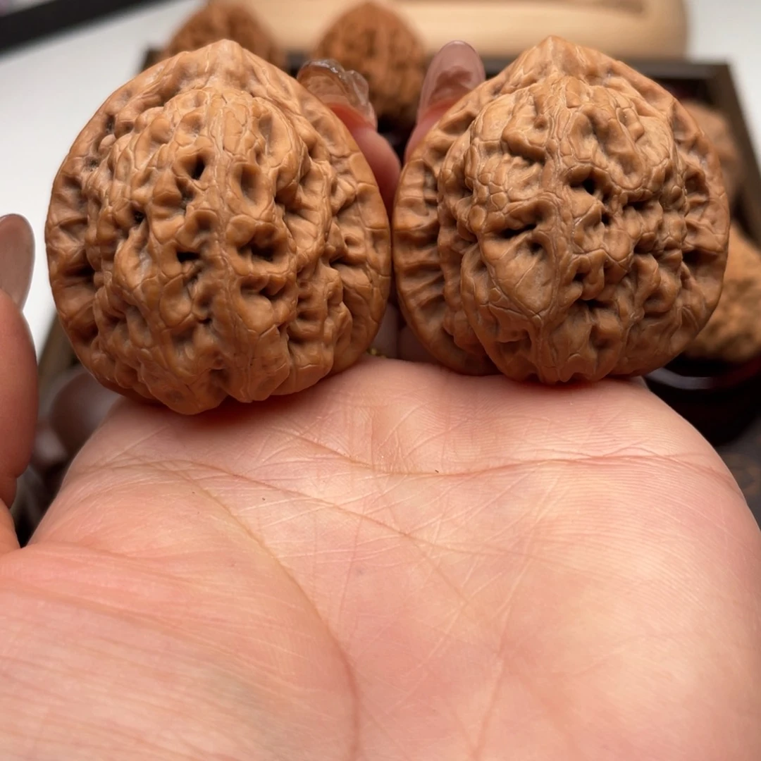 桃核把件慢*來金字塔全品40