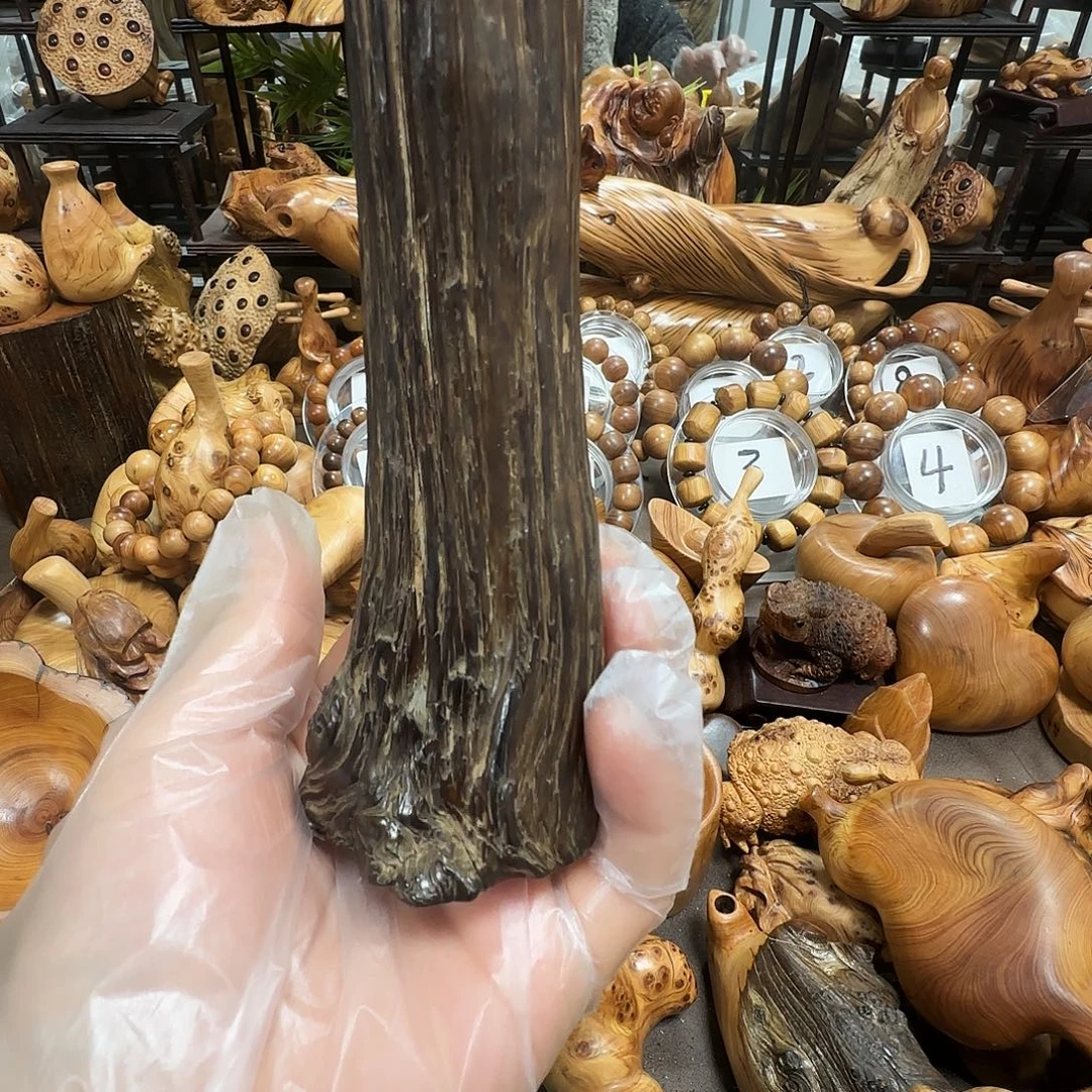 柏木（崖柏）太行崖柏陈化黑油原皮风水柱