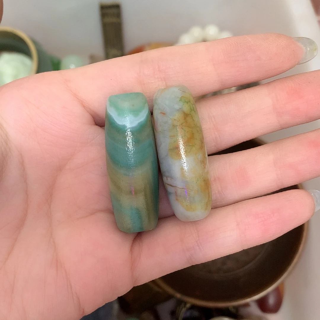 玛瑙/玉髓颈饰合金心*忍