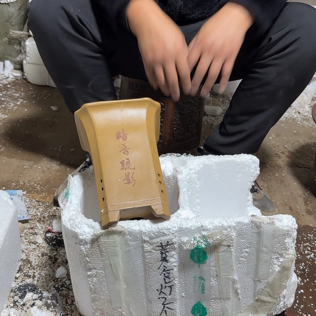 紫砂花盆口径15.22口径