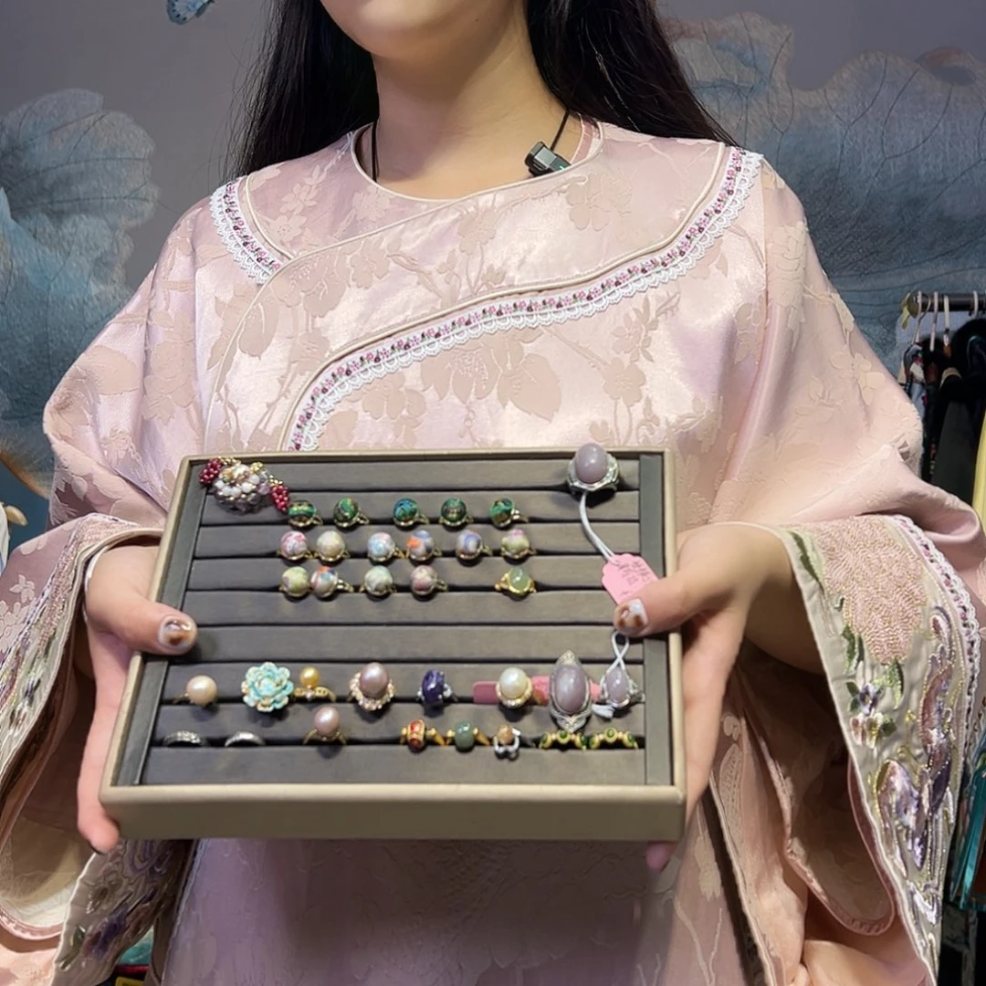 福利款宋锦小戒指