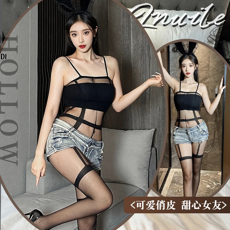 收腰低胸睡裙显瘦睡裙修身时尚